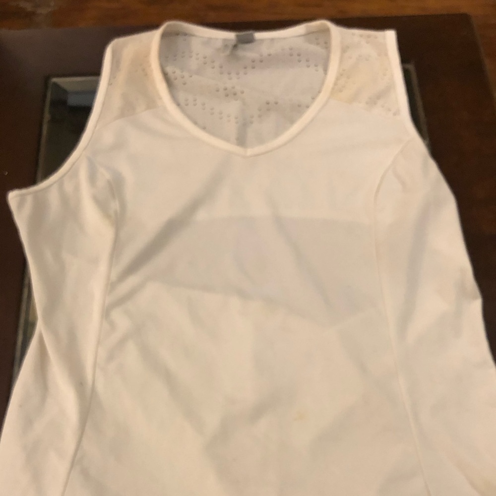 Active wear white tank